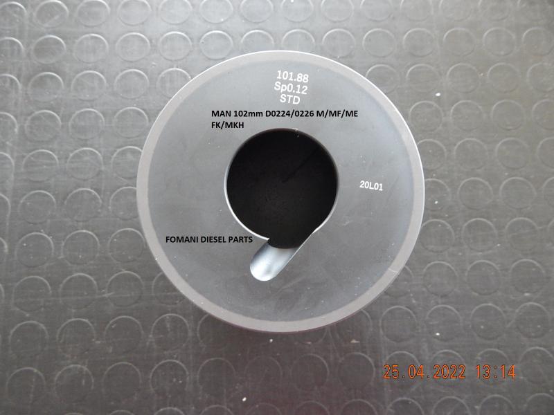 Piston Ø102 — D0224/0226 M/MF/ME FK/MKH