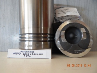 Piston Ø92 — KAD42A-B-P