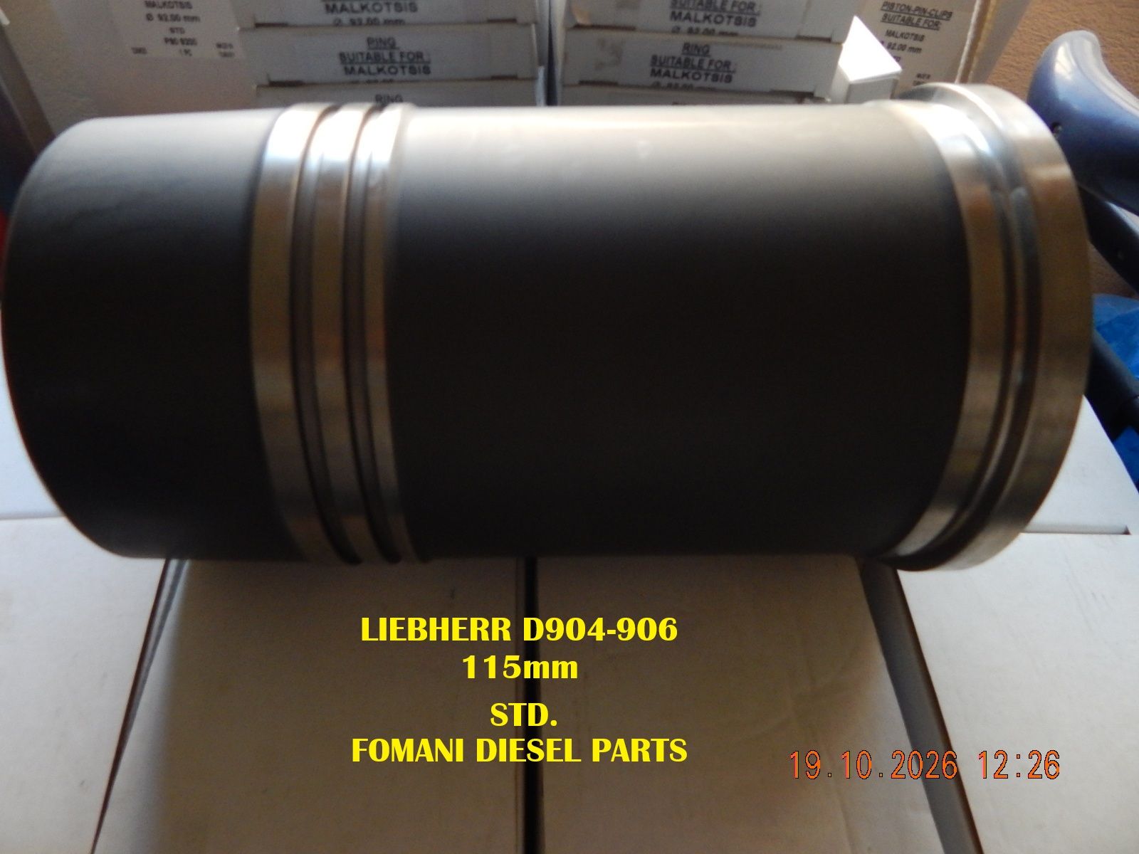 Cylinder Liner Ø115 — D904 / D906 STD