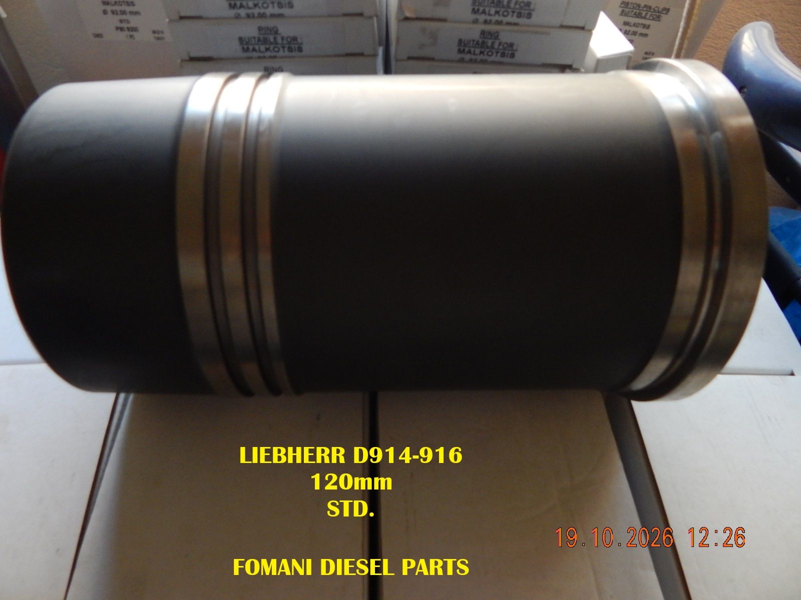 Cylinder Liner Ø120 — D914 / D916 STD