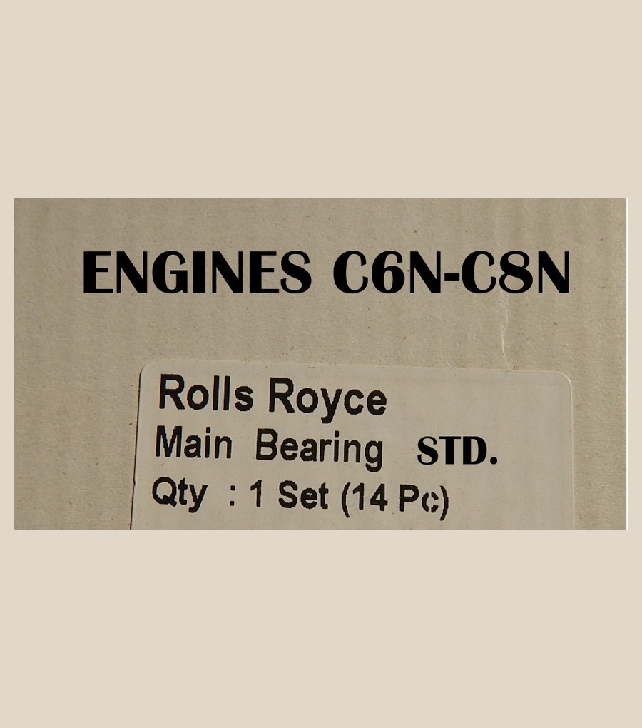 Main Bearings — C6N / C8N