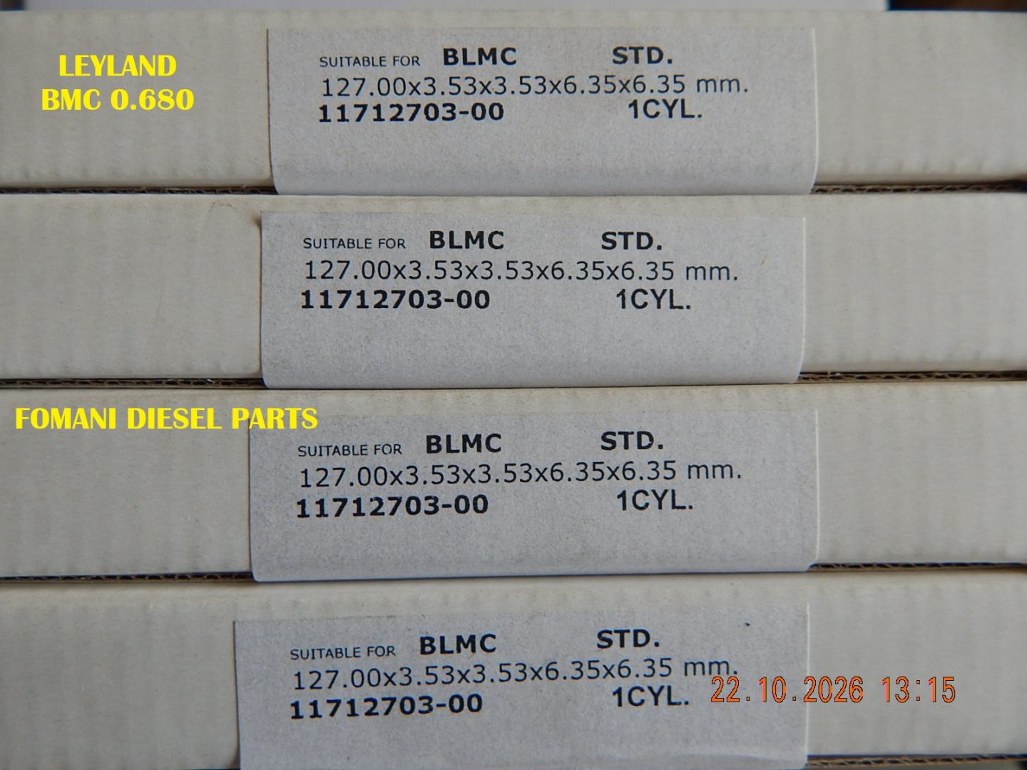 Piston Rings Ø127 — 0.680