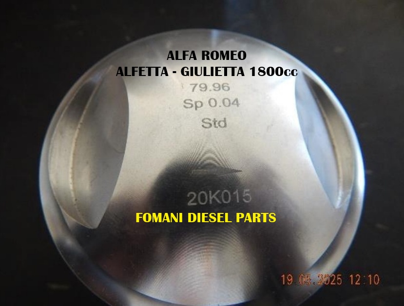 Piston Ø80 — Alfetta / Giulietta 1800