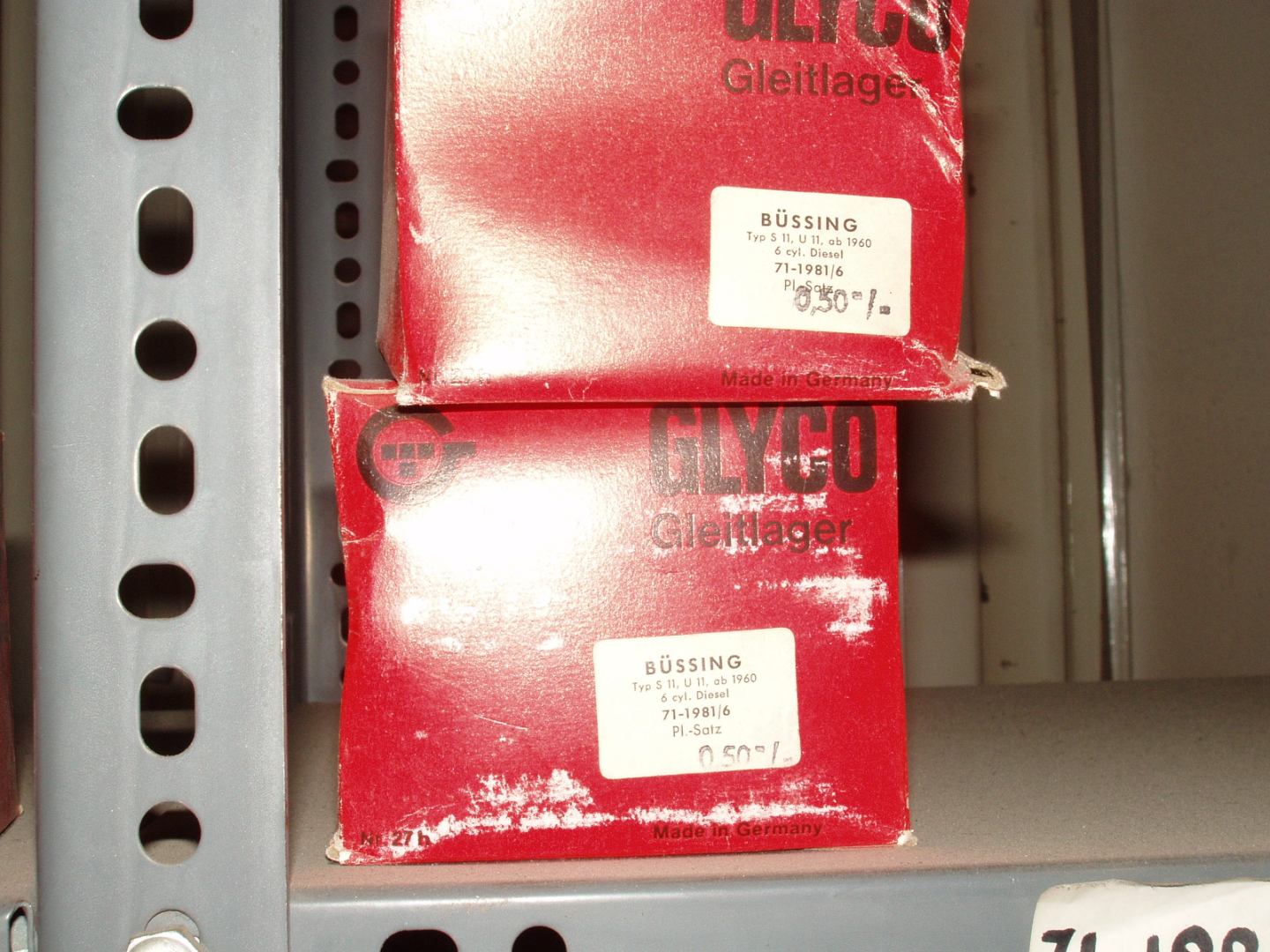 Main Bearings — S11 / U11, from 1960, 6-cyl diesel