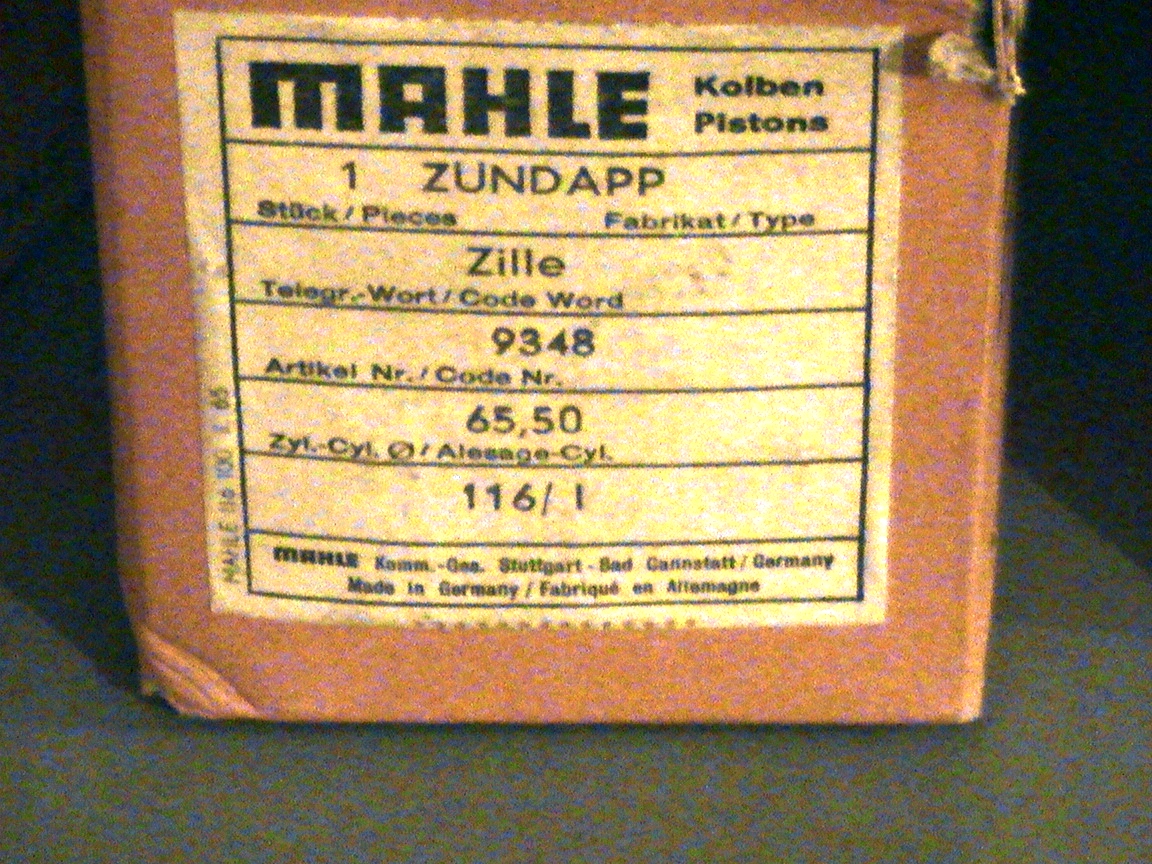 Piston 65.50 mm — Zille