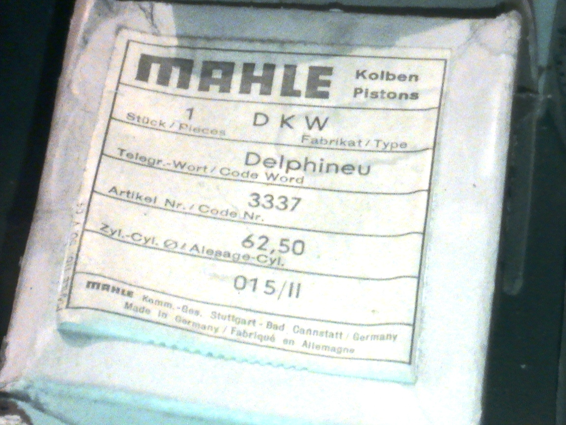 Piston 62.50 mm — Delphineu