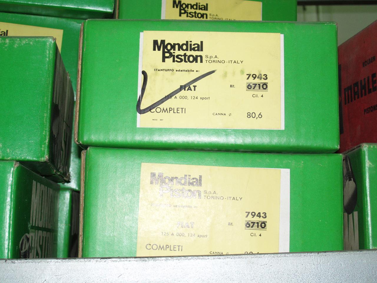 Piston 80.6 mm — 125 A 000 / 124 Sport